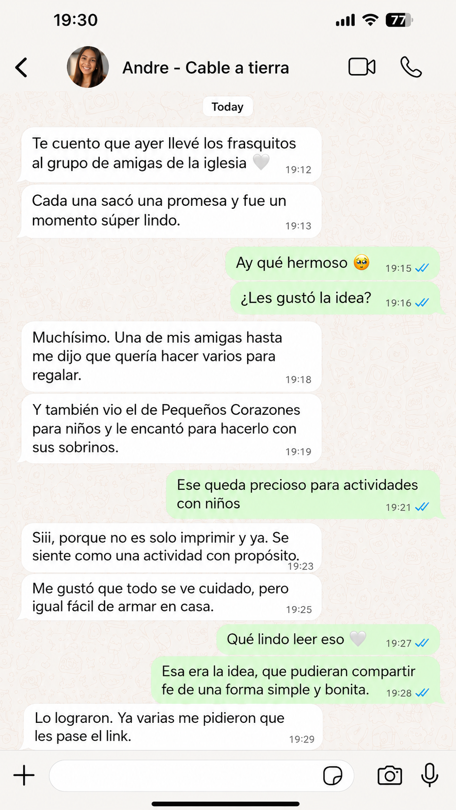 Testimonio real de clienta